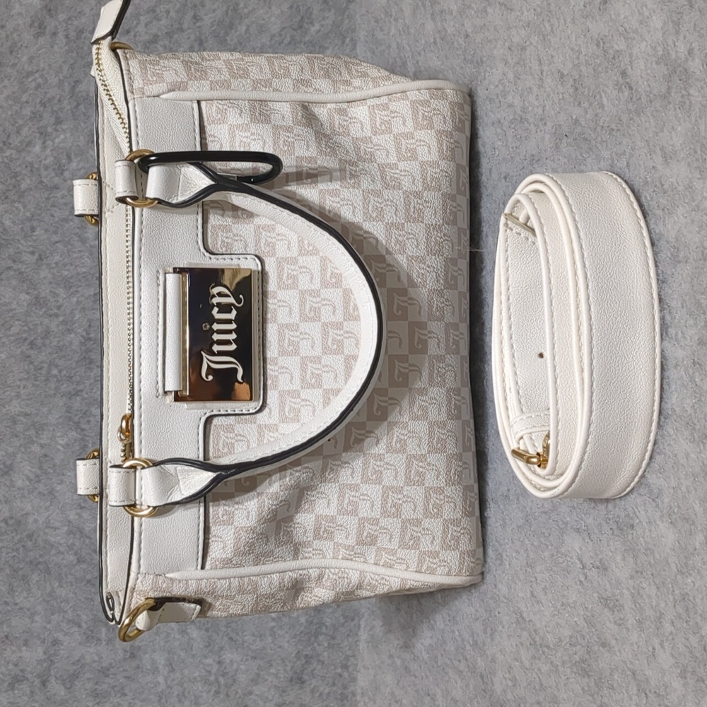 Juicy Couture Miss Juicy Satchel White Shoulder Bag - Picture 5 of 11